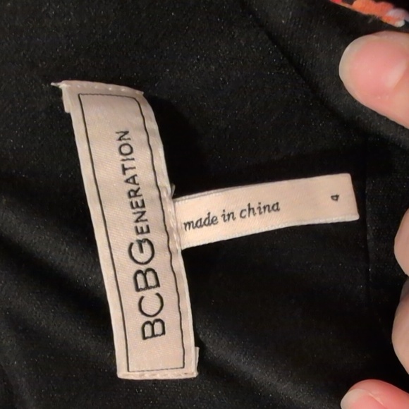 BCBGeneration Mini Floral Tiered Dress Size 4 - Picture 2 of 5